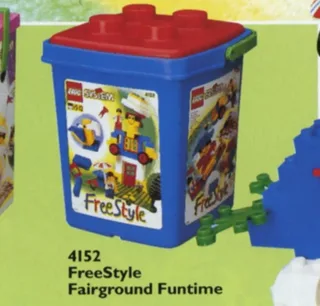LEGO 4152-1 Large Freestyle Bucket — 409 pieces, Freestyle theme