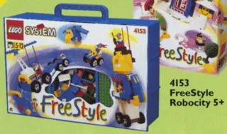 LEGO 4153-1 Large Freestyle Playcase — 698 pieces, Freestyle theme