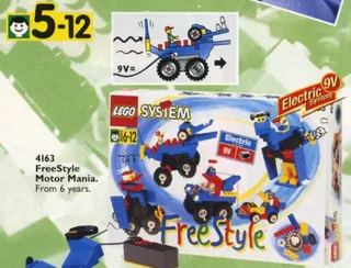 LEGO 4163-1 Electric Freestyle Set — 351 pieces, Freestyle theme