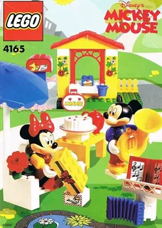 LEGO 4165-1 Minnie's Birthday Party — 87 pieces, released 2000