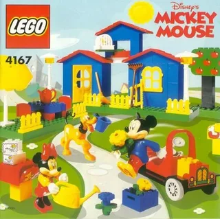 LEGO 4167-1 Mickey's Mansion — 130 pieces, released 2000