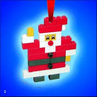 LEGO 4169306c-1 Santa Claus Ornament — 37 pieces, released 2005