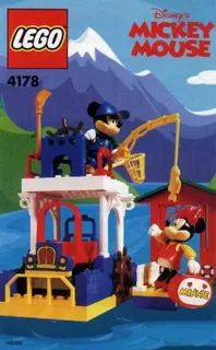 LEGO 4178-1 Mickey's Fishing Adventure — 110 pieces, released 2000
