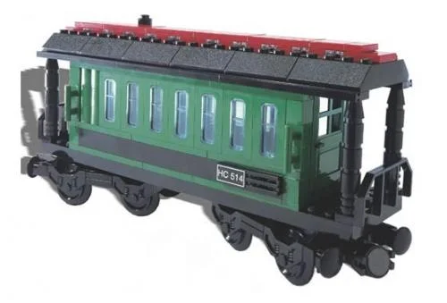 LEGO 4186872-1 Passenger Wagon Green (White Box) — 194 pieces, Train theme