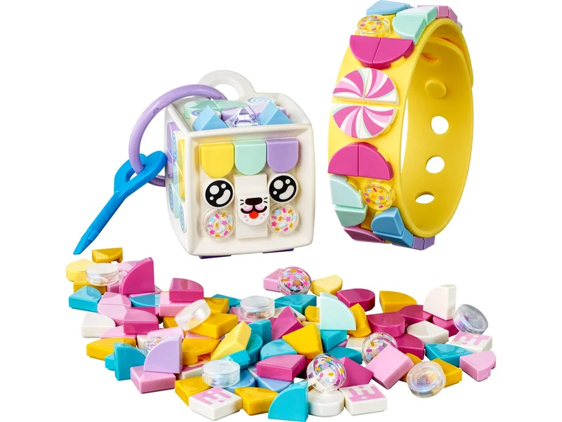 LEGO 41944-1 Candy Kitty Bracelet & Bag Tag — 188 pieces, DOTS theme