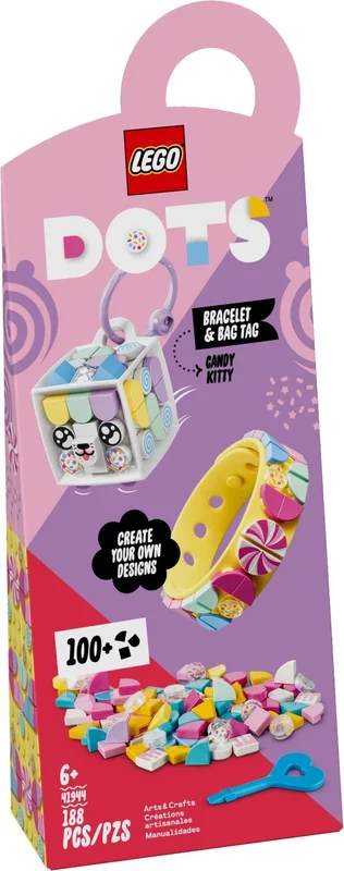 Candy Kitty Bracelet & Bag Tag - View 2