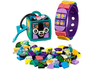 LEGO 41945-1 Neon Tiger Bracelet & Bag Tag — 188 pieces, DOTS theme