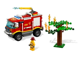 LEGO 4208-1 4x4 Fire Truck — 243 pieces, released 2012