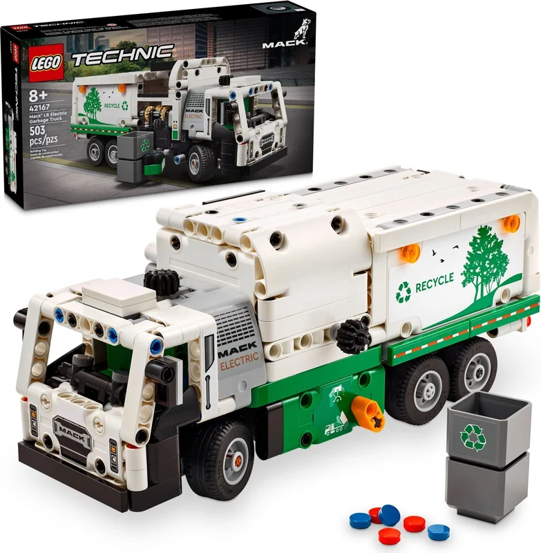 Mack LR Electric Garbage Truck - View 2