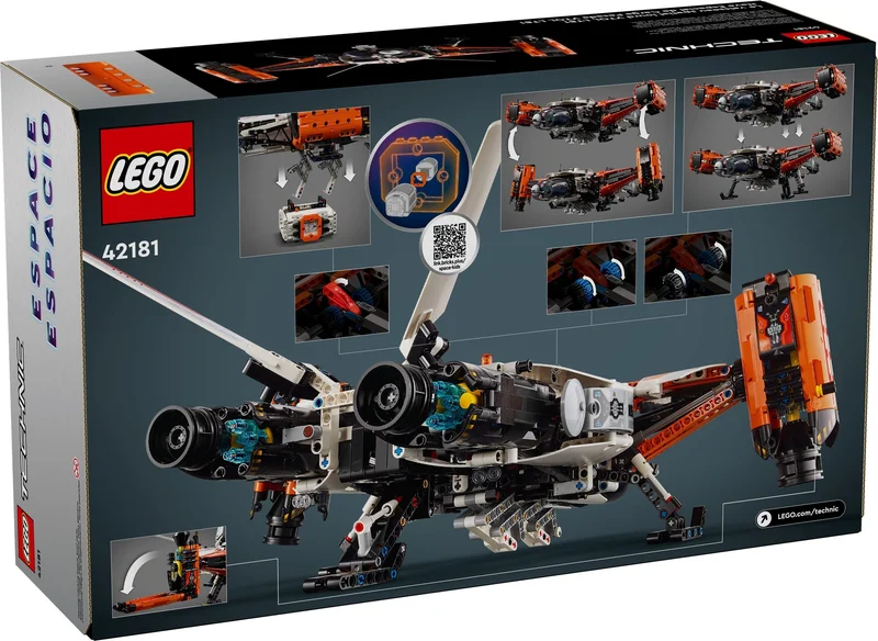 VTOL Heavy Cargo Spaceship LT81 - View 3