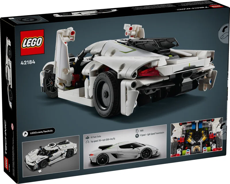 Koenigsegg Jesko Absolut White Hypercar - View 2