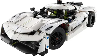 LEGO 42184-1 Koenigsegg Jesko Absolut White Hypercar — 801 pieces, released 2024