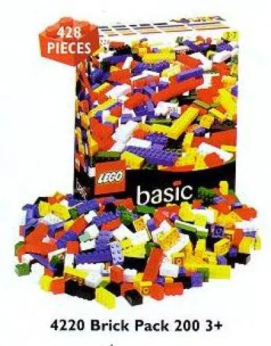 LEGO 4220-1 Large Box of Bricks — 428 pieces, Universal Building Set theme