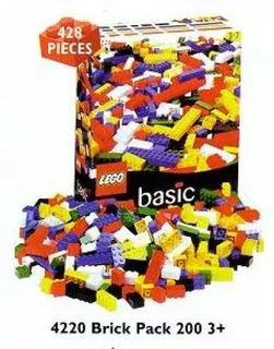 LEGO 4220-1 Large Box of Bricks — 428 pieces, Universal Building Set theme