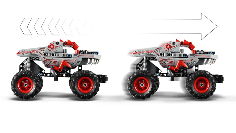 Monster Jam ThunderROARus Pull-Back - View 4
