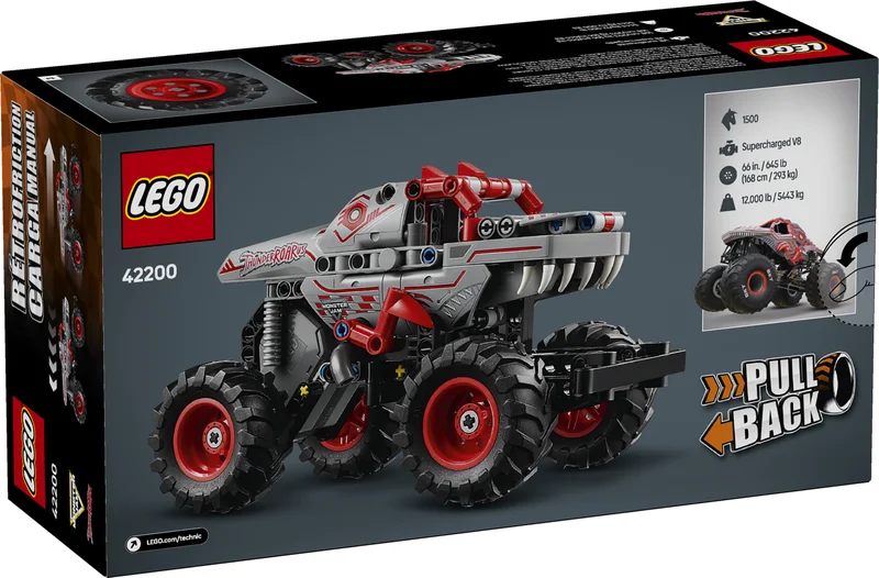 Monster Jam ThunderROARus Pull-Back - View 9