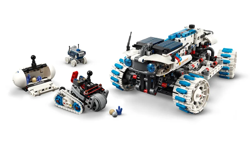 Lunar Outpost Moon Rover Space Vehicle - View 4