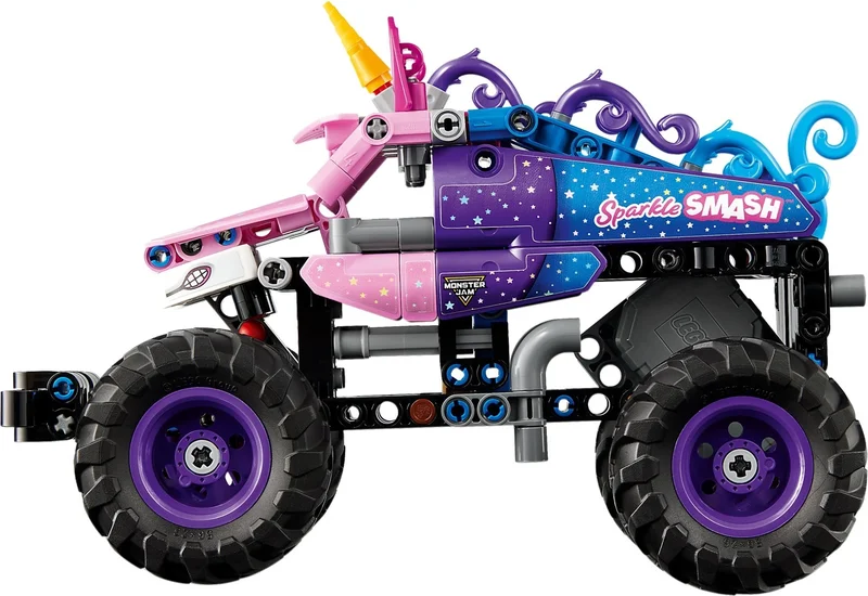Monster Jam  Sparkle Smash Pull-Back - View 9
