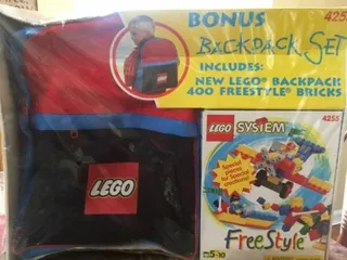 LEGO 4255-1 Bonus Backpack Set — 406 pieces, Freestyle theme
