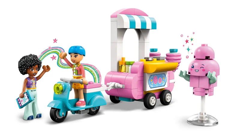 Cotton Candy Stand and Scooter - View 2