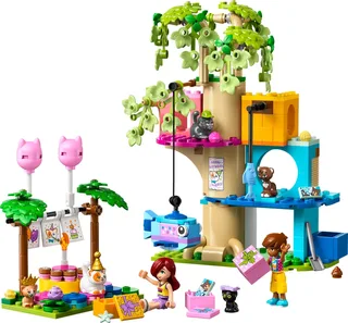 LEGO 42666-1 Cat Birthday Party & Tree House — 321 pieces, Friends theme