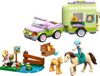 LEGO 42695-1 Horse & Baby Foal Trailer — 279 pieces, Friends theme