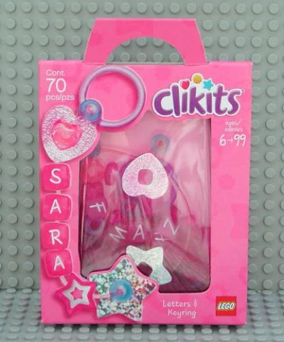 LEGO 4277206-1 Letters and Keyring — 72 pieces, Clikits theme