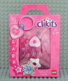LEGO 4277206-1 Letters and Keyring — 72 pieces, Clikits theme