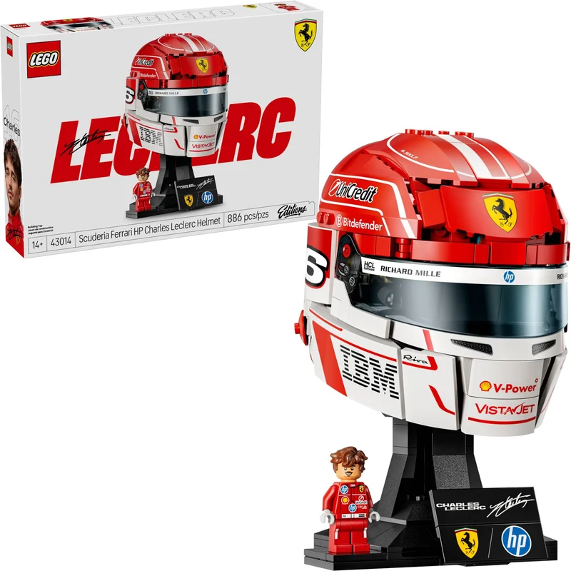 Scuderia Ferrari HP Charles Leclerc Helmet - View 4