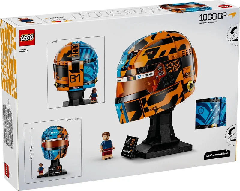 McLaren Mastercard F1 Team Oscar Piastri Helmet - View 2
