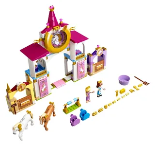 LEGO 43195-1 Belle and Rapunzel's Royal Stables — 254 pieces, released 2021