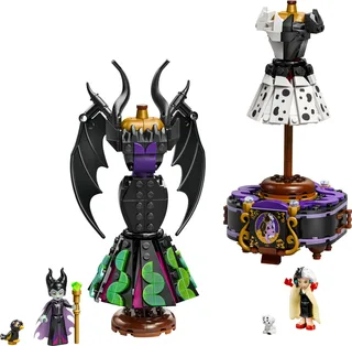 LEGO 43262-1 Maleficent's and Cruella de Vil's Dresses — 524 pieces, Disney theme