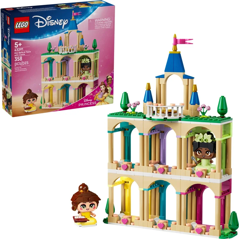 Mini Belle & Tiana with Castle - View 3