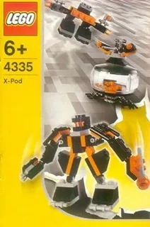 LEGO 4335-1 Black Robots Pod — 50 pieces, released 2004