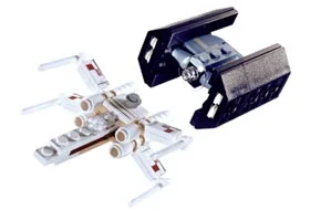 X-wing Fighter & TIE Advanced - View 2