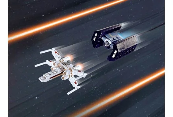 X-wing Fighter & TIE Advanced - View 3