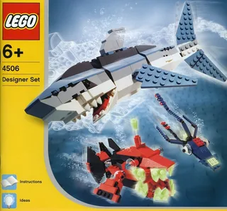 LEGO 4506-1 Deep Sea Predators — 354 pieces, Creator theme