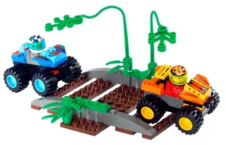 LEGO 4595-1 Zero Tornado & Hot Rock — 71 pieces, released 2002