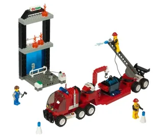 LEGO 4609-1 Fire Attack Team — 97 pieces, 4 Juniors theme