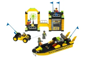 LEGO 4610-1 Aqua Res-Q Super Station — 95 pieces, 4 Juniors theme