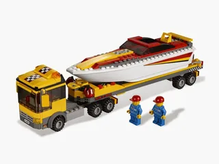 LEGO 4643-1 Power Boat Transporter — 255 pieces, released 2011