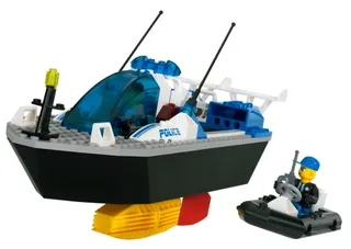 LEGO 4669-1 Turbo-Charged Police Boat — 54 pieces, 4 Juniors theme