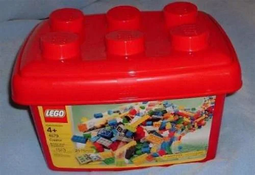 Bricks and Creations Tub (Bottom Tub and its contents only) - LEGO Set 4679a-1 - 2004