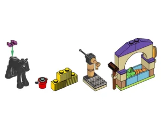 LEGO 472201-1 Cute Foal with Food and Water Pump — 36 pieces, released 2022