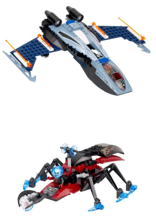 LEGO 4745-1 Blue Eagle vs. Snow Crawler — 257 pieces, Alpha Team theme