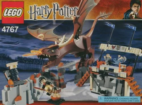 LEGO 4767-1 Harry and the Hungarian Horntail — 265 pieces, released 2005