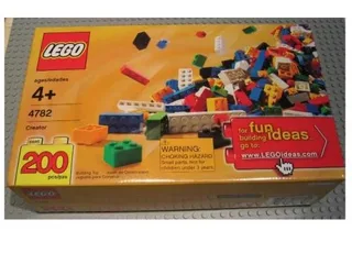 LEGO 4782-2 Creator 200 Piece Box of Bricks - Individual Retail Version — 200 pieces, Creator theme