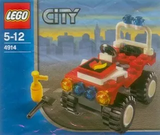 LEGO 4914-1 Fire Chief's Car — 31 pieces, City theme