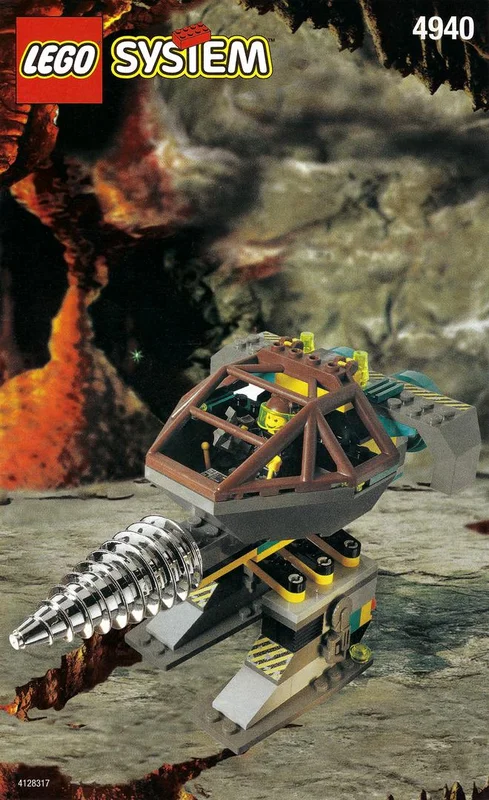 LEGO 4940-1 Granite Grinder — 110 pieces, Rock Raiders theme