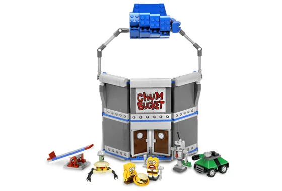 LEGO 4981-1 The Chum Bucket — 337 pieces, SpongeBob SquarePants theme